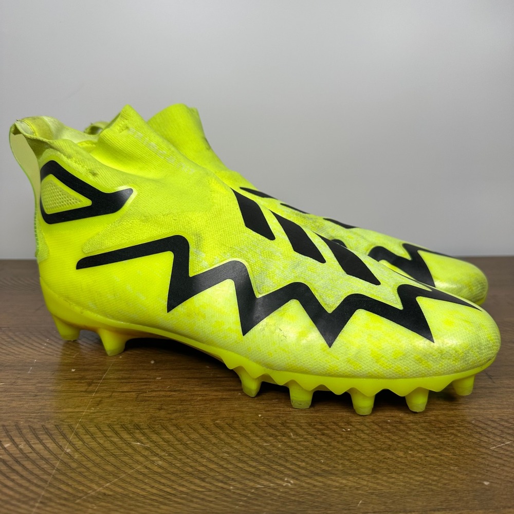 Adidas Football Cleats Mens 14 Volt Yellow Boost Freak Ultra Primeknit Ironskin